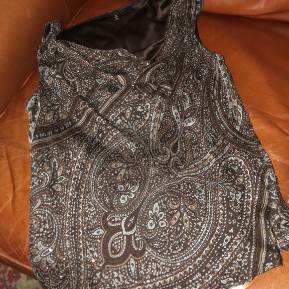 Carmen Marc Valvo Tops - Beautiful little beaded blouse